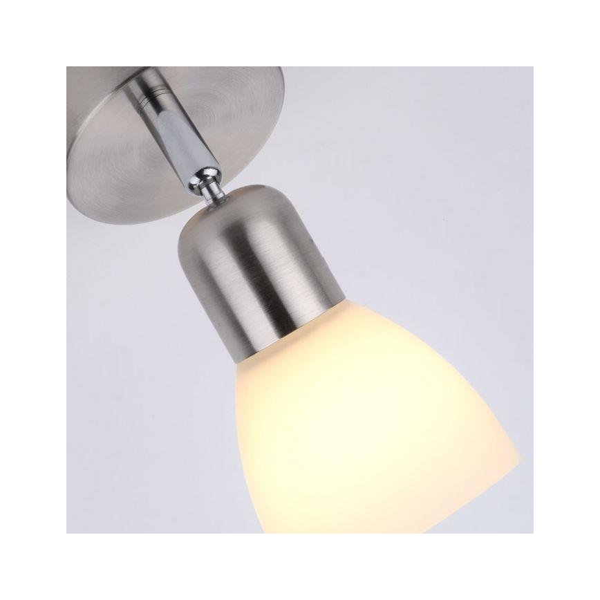 JUST LIGHT. 11951-55 - Спот аплик KARO 1xE14/40W/230V матов хром
