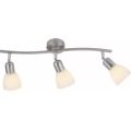 JUST LIGHT. 11953-55 - Точково осветително тяло KARO 3xE14/40W/230V матов хром
