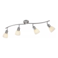 JUST LIGHT. 11954-55 - Точково осветително тяло KARO 4xE14/40W/230V матов хром