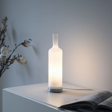 JUST LIGHT. 14006-16 - Настолна лампа BOTTLE 1xE14/25W/230V бяла