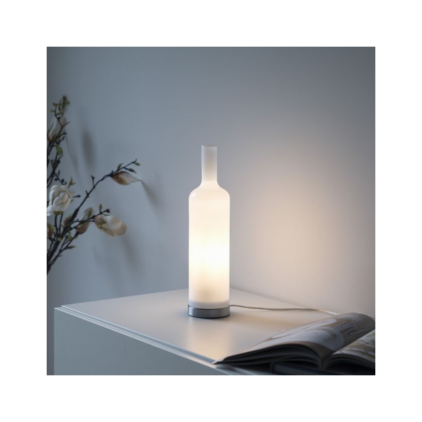 JUST LIGHT. 14006-16 - Настолна лампа BOTTLE 1xE14/25W/230V бяла
