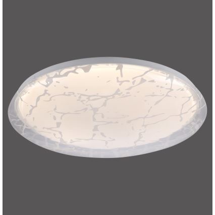JUST LIGHT. 14008-16 - Димируемо таванно осветително тяло ART PLAFO LED/20W/230V 2700-6500K Ø 38 см бяло + дистанционно управление
