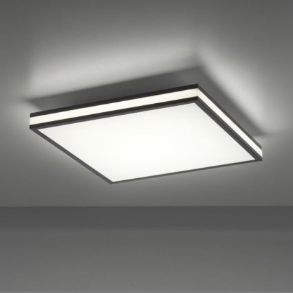 JUST LIGHT. 14110-18 - LED RGBW Димируем плафон MARIO BLACK LED/19,5W/230V 2700-5000K + дистанционно управление