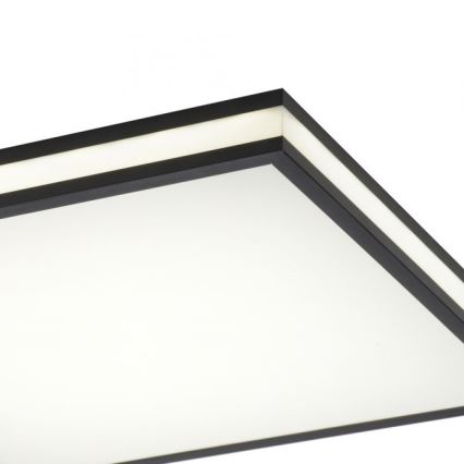 JUST LIGHT. 14110-18 - LED RGBW Димируем плафон MARIO BLACK LED/19,5W/230V 2700-5000K + дистанционно управление