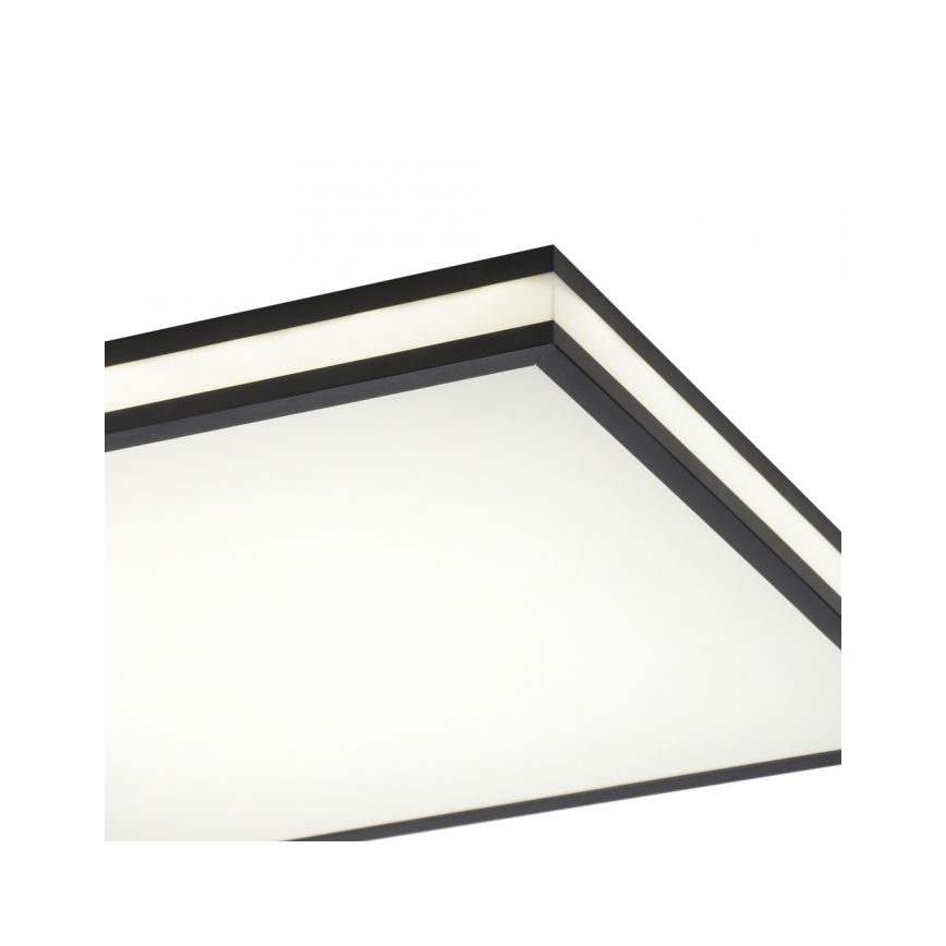 JUST LIGHT. 14110-18 - LED RGBW Димируем плафон MARIO BLACK LED/19,5W/230V 2700-5000K + дистанционно управление