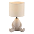 JUST LIGHT. 14190-39 - Настолна лампа TED 1xE27/25W/230V бежова