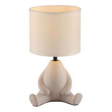 JUST LIGHT. 14190-39 - Настолна лампа TED 1xE27/25W/230V бежова