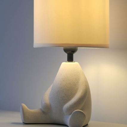 JUST LIGHT. 14190-39 - Настолна лампа TED 1xE27/25W/230V бежова
