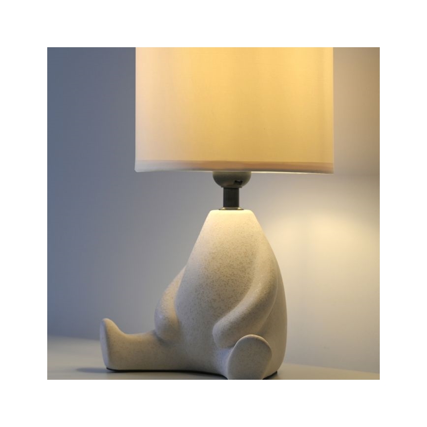 JUST LIGHT. 14190-39 - Настолна лампа TED 1xE27/25W/230V бежова
