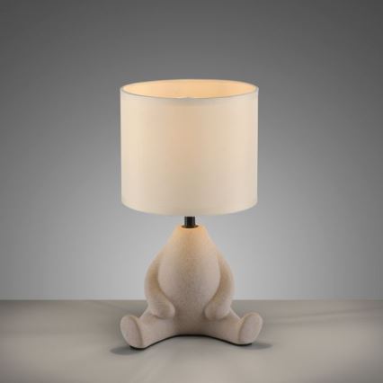 JUST LIGHT. 14190-39 - Настолна лампа TED 1xE27/25W/230V бежова