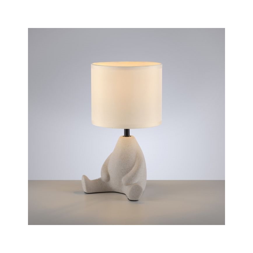 JUST LIGHT. 14190-39 - Настолна лампа TED 1xE27/25W/230V бежова