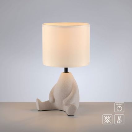 JUST LIGHT. 14190-39 - Настолна лампа TED 1xE27/25W/230V бежова