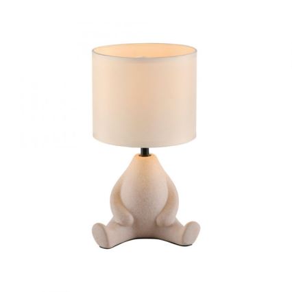 JUST LIGHT. 14190-39 - Настолна лампа TED 1xE27/25W/230V бежова