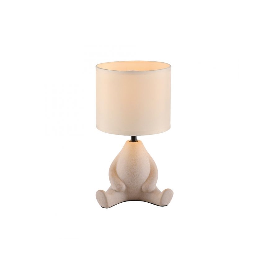 JUST LIGHT. 14190-39 - Настолна лампа TED 1xE27/25W/230V бежова