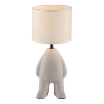JUST LIGHT. 14191-39 - Бежова настолна лампа TED 1xE27/25W/230V