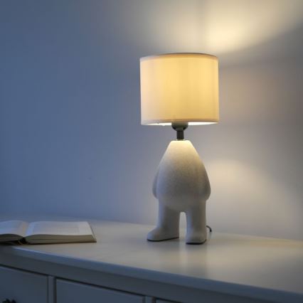 JUST LIGHT. 14191-39 - Бежова настолна лампа TED 1xE27/25W/230V