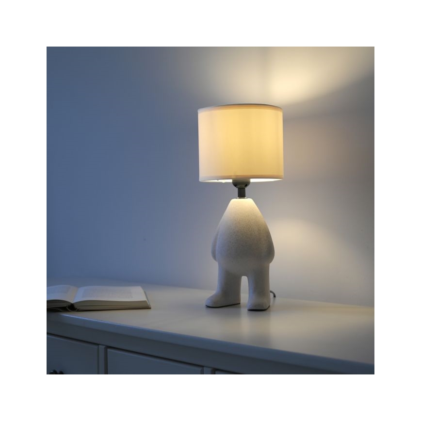JUST LIGHT. 14191-39 - Бежова настолна лампа TED 1xE27/25W/230V