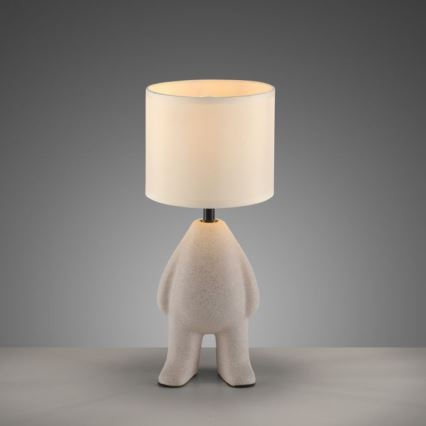 JUST LIGHT. 14191-39 - Бежова настолна лампа TED 1xE27/25W/230V