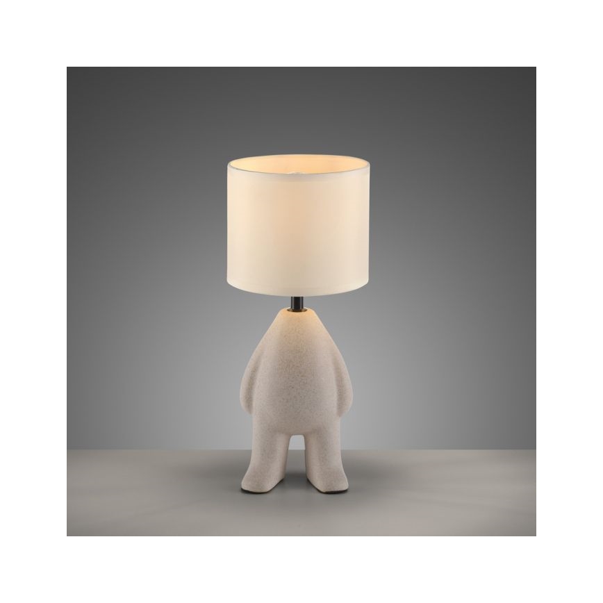 JUST LIGHT. 14191-39 - Бежова настолна лампа TED 1xE27/25W/230V