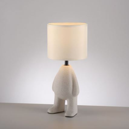 JUST LIGHT. 14191-39 - Бежова настолна лампа TED 1xE27/25W/230V