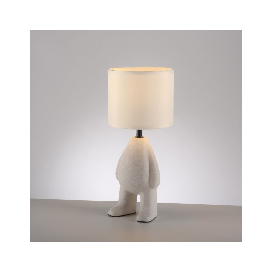 JUST LIGHT. 14191-39 - Бежова настолна лампа TED 1xE27/25W/230V