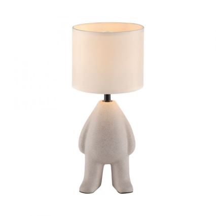 JUST LIGHT. 14191-39 - Бежова настолна лампа TED 1xE27/25W/230V
