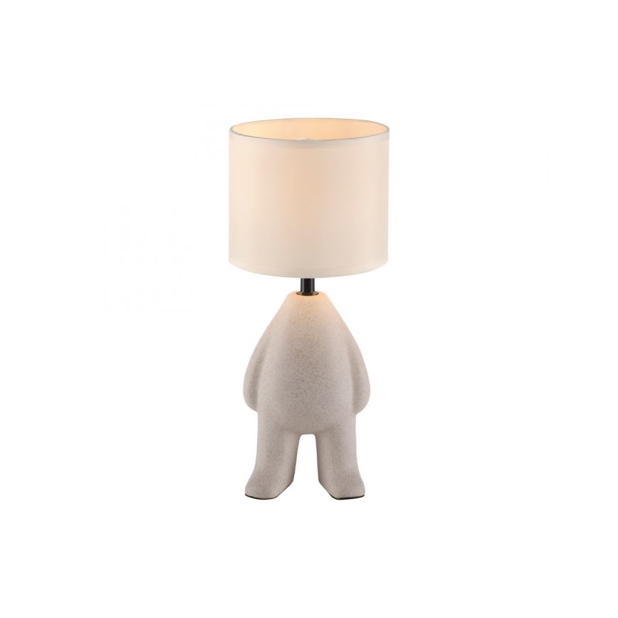 JUST LIGHT. 14191-39 - Бежова настолна лампа TED 1xE27/25W/230V