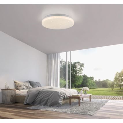 JUST LIGHT. 14275-16 - LED Плафониера URANUS LED/10W/230V Ø 26 см бял