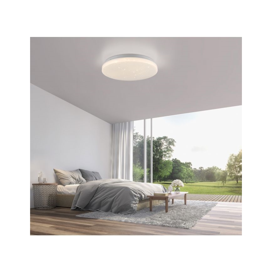 JUST LIGHT. 14275-16 - LED Плафониера URANUS LED/10W/230V Ø 26 см бял
