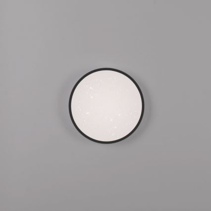 JUST LIGHT. 14293-18 - LED Димируем плафон KYLE LED/10W/230V Ø 28 см черен