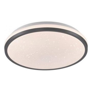 JUST LIGHT. 14293-18 - LED Димируем плафон KYLE LED/10W/230V Ø 28 см черен