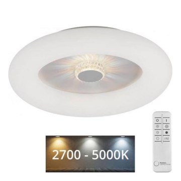 JUST LIGHT. 14383-16 - LED Димируем плафон VERTIGO LED/26W/230V 2700-5000K бял + дистанционно управление