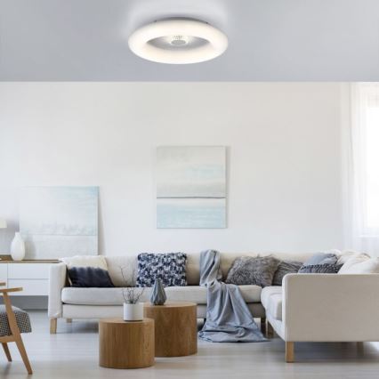 JUST LIGHT. 14383-16 - LED Димируем плафон VERTIGO LED/26W/230V 2700-5000K бял + дистанционно управление