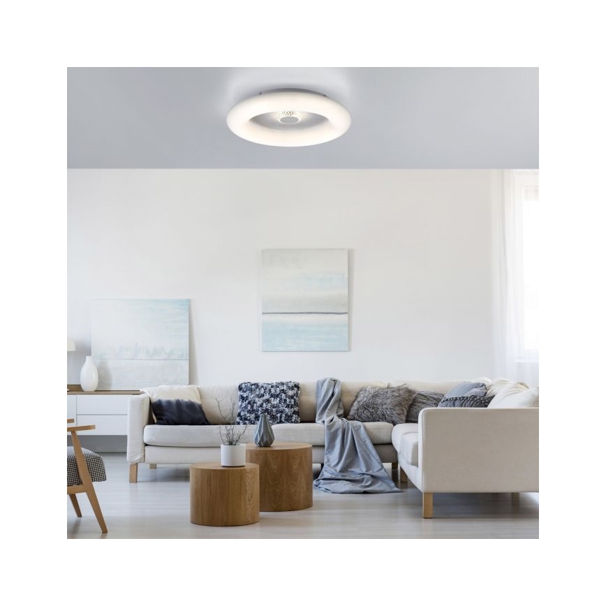 JUST LIGHT. 14383-16 - LED Димируем плафон VERTIGO LED/26W/230V 2700-5000K бял + дистанционно управление