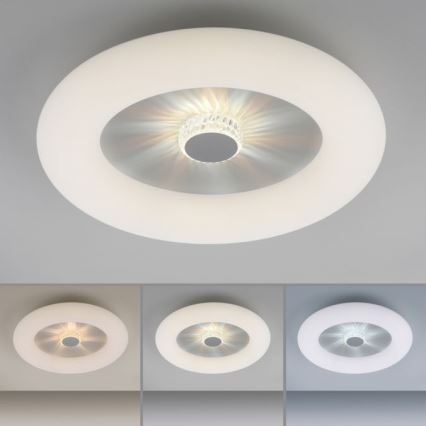 JUST LIGHT. 14383-16 - LED Димируем плафон VERTIGO LED/26W/230V 2700-5000K бял + дистанционно управление
