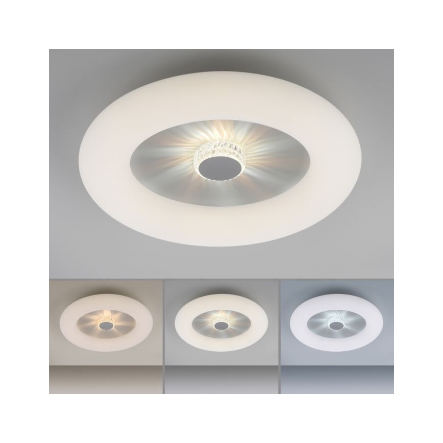 JUST LIGHT. 14383-16 - LED Димируем плафон VERTIGO LED/26W/230V 2700-5000K бял + дистанционно управление