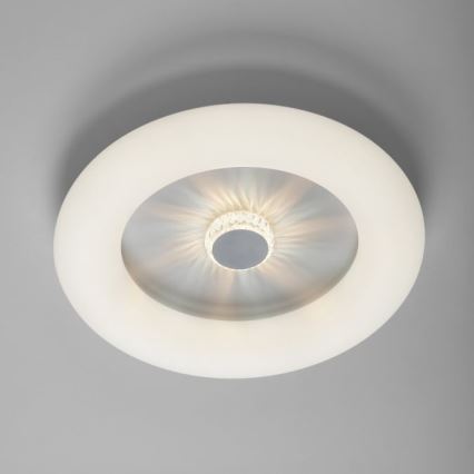 JUST LIGHT. 14383-16 - LED Димируем плафон VERTIGO LED/26W/230V 2700-5000K бял + дистанционно управление