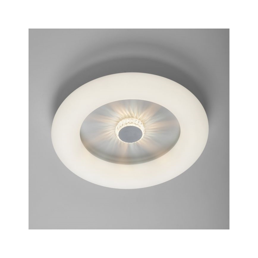 JUST LIGHT. 14383-16 - LED Димируем плафон VERTIGO LED/26W/230V 2700-5000K бял + дистанционно управление