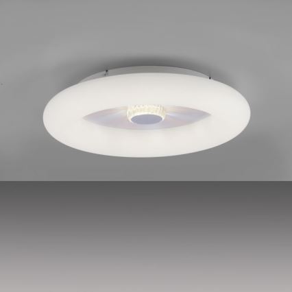 JUST LIGHT. 14383-16 - LED Димируем плафон VERTIGO LED/26W/230V 2700-5000K бял + дистанционно управление