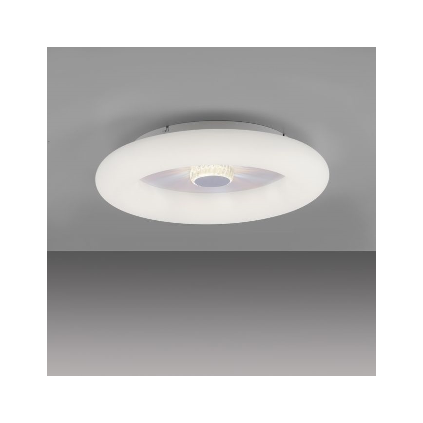 JUST LIGHT. 14383-16 - LED Димируем плафон VERTIGO LED/26W/230V 2700-5000K бял + дистанционно управление