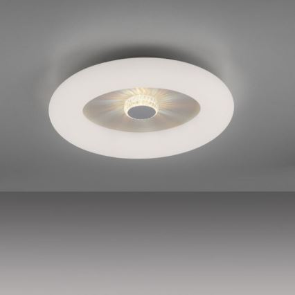 JUST LIGHT. 14383-16 - LED Димируем плафон VERTIGO LED/26W/230V 2700-5000K бял + дистанционно управление
