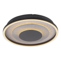 JUST LIGHT. 14409-21 - LED таванно осветително тяло GLITTY LED/22W/230V Ø 40 cm черно