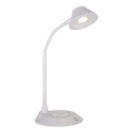 JUST LIGHT. 14414-16 - LED Димируема гъвкава сензорна настолна лампа с безжично зареждане PUCKI LED/4,5W/230V бяла
