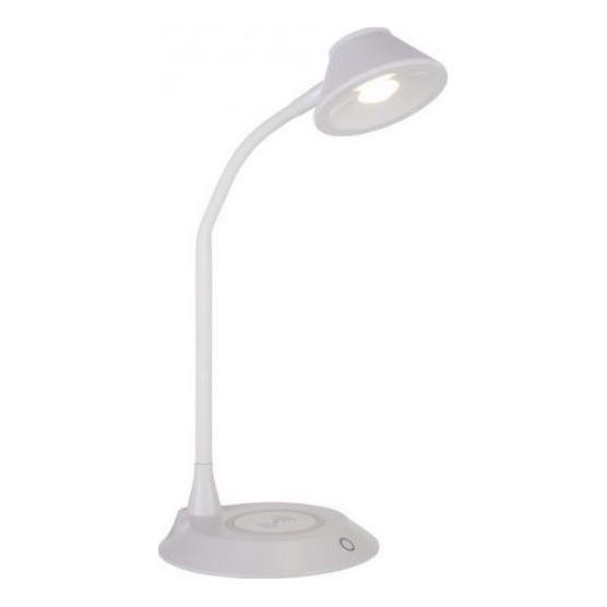 JUST LIGHT. 14414-16 - LED Димируема гъвкава сензорна настолна лампа с безжично зареждане PUCKI LED/4,5W/230V бяла