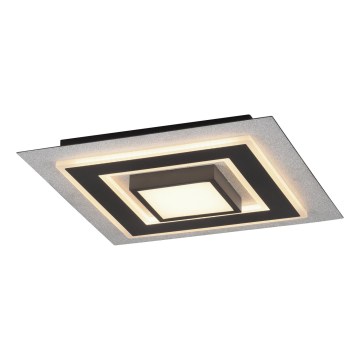 JUST LIGHT. 14439-21 - LED таванно осветително тяло CICHIO LED/18,5W/230V + LED/9W 40x40 см черно