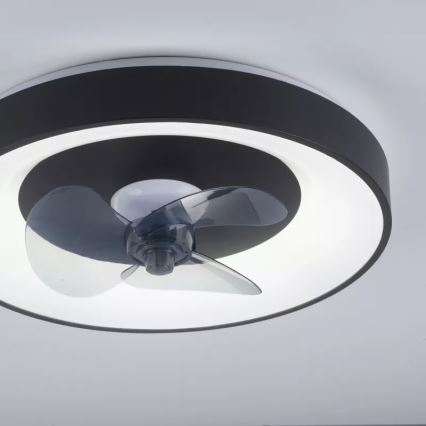 JUST LIGHT. 14644-18 - LED Димируем плафон с вентилатор VENIKA LED/36W/230V Ø 48,6 см 2700-5000K + дистанционно управление