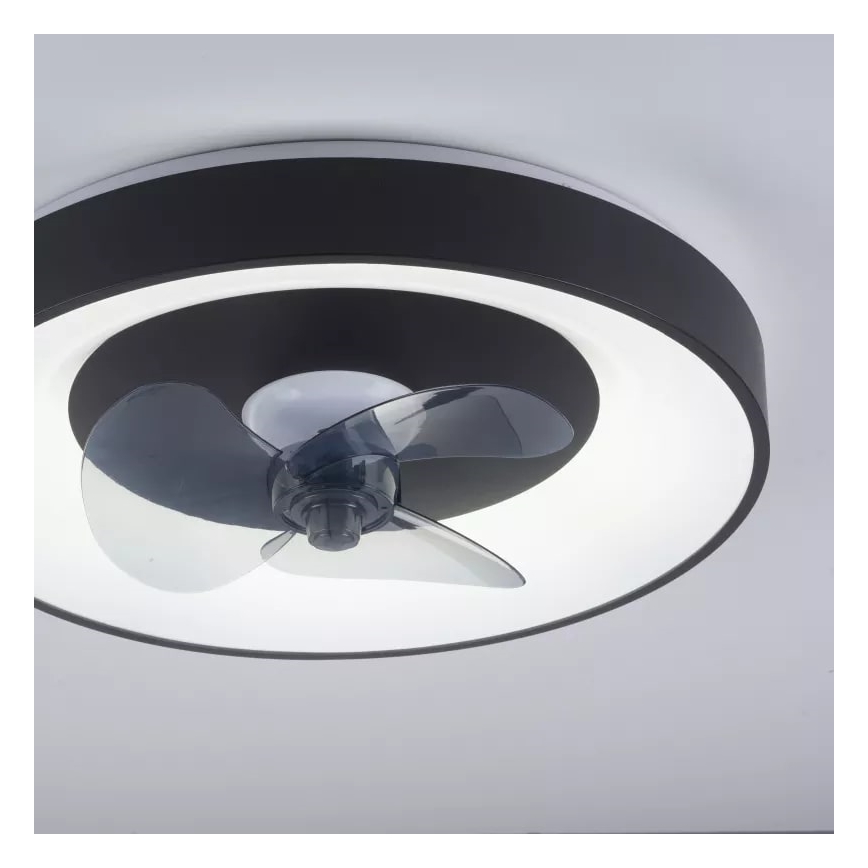 JUST LIGHT. 14644-18 - LED Димируем плафон с вентилатор VENIKA LED/36W/230V Ø 48,6 см 2700-5000K + дистанционно управление