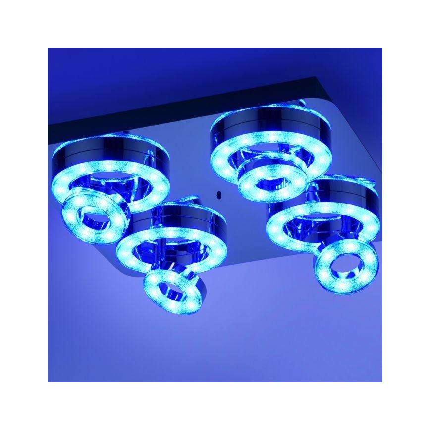 JUST LIGHT. 14662-17 - LED RGBW Димируем спот TIM LOLASMART 4xLED/5,9/230V 2700-5000K + дистанционно управление