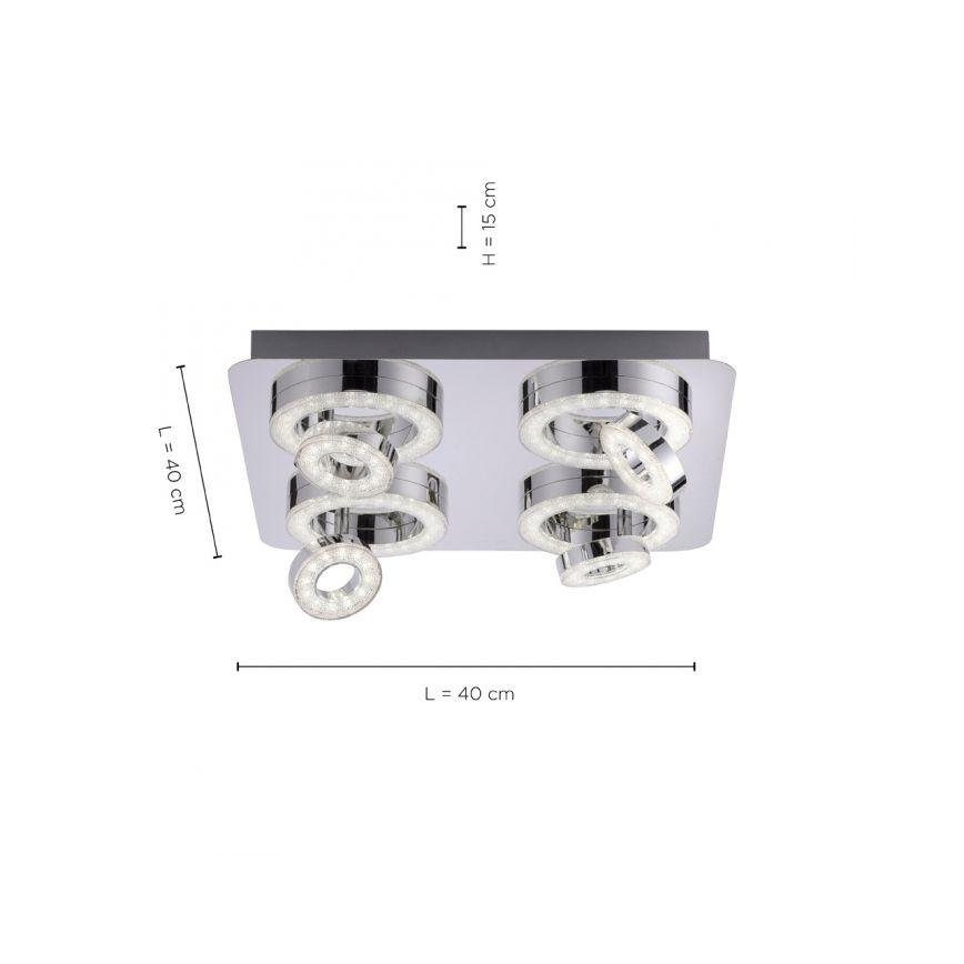 JUST LIGHT. 14662-17 - LED RGBW Димируем спот TIM LOLASMART 4xLED/5,9/230V 2700-5000K + дистанционно управление