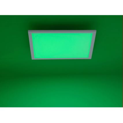 JUST LIGHT. 14681-16 - LED RGB Димируем панел за повърхностен монтаж LOLA FLAT LED/28W/230V 2700-5000K + дистанционно управление